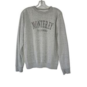 Monterey California Gray Heathered Sweatshirt Unisex Size Small